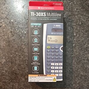 Texas Instruments TI-30XS MultiView Scientific Calculator - Blue and White